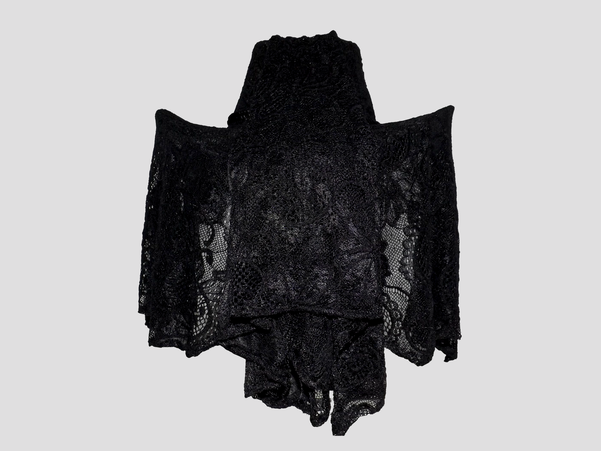 Lace Cowgirl Hat in Black